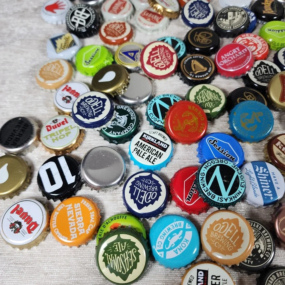 Loose Used Beer Bottle Caps Lot Of 250